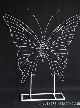 铁艺道具立体蝴架装EVS饰婚美陈礼布蝴景蝶路引大型蝶花摆件派对