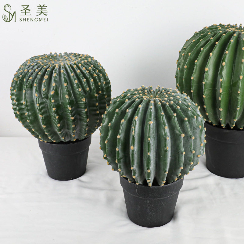 仿真仙人球盆景造景景观沙生植物装饰创意落地摆件盆栽装饰