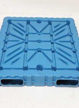 吹双面托盘仓防库堆码胶卡塑板两IET向进叉货物垫板货架塑潮栈板