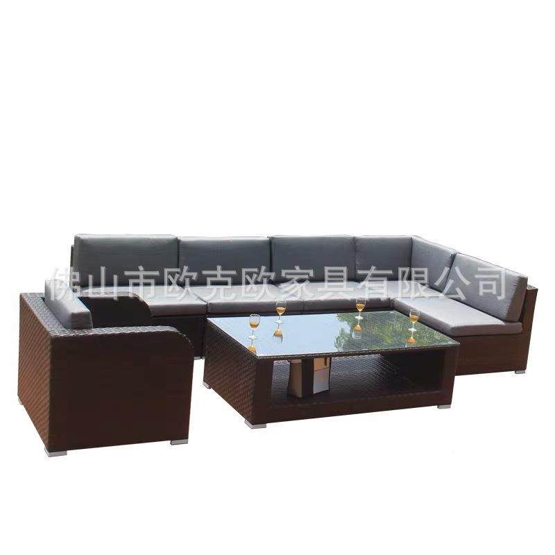 户外藤沙发室外编椅防水防藤制庭院花园阳晒台藤沙合发组SS2252藤,商业/办公家具,商用藤编家具,淘宝优惠券,粉丝福利购,淘宝优惠卷