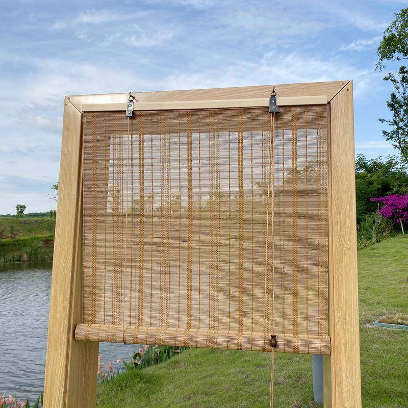 可订卷帘窗门打帘F96S9M5T免孔半遮帘光遮阳通透气防蚊虫卷拉式新