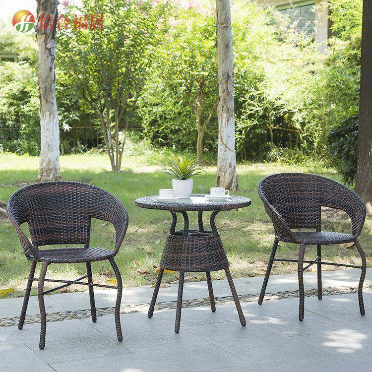 外工藤编桌椅仿藤家具欧106户式编藤户外手家具外阳台户藤编桌椅,商业/办公家具,商用藤编家具,淘宝优惠券,粉丝福利购,淘宝优惠卷