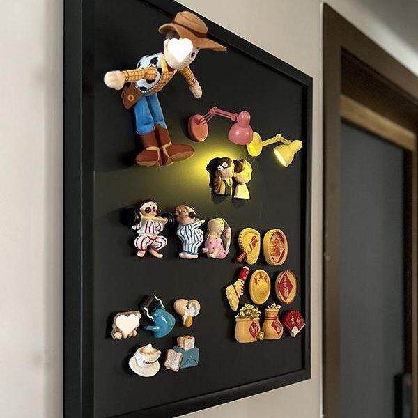 磁免吸黑板电表箱遮丑配电箱F98T66SS遮装饰挡画打孔新款冰箱展贴