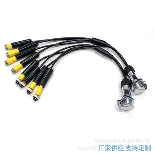 H拖车挂车泥挂头车.DCI车监控4路.3路.2路7芯6M.解放J6半J7载阻燃