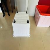 方大带轮号30升加厚0白色水箱可配万向轮服装 厂周HNV转箱长形养鱼