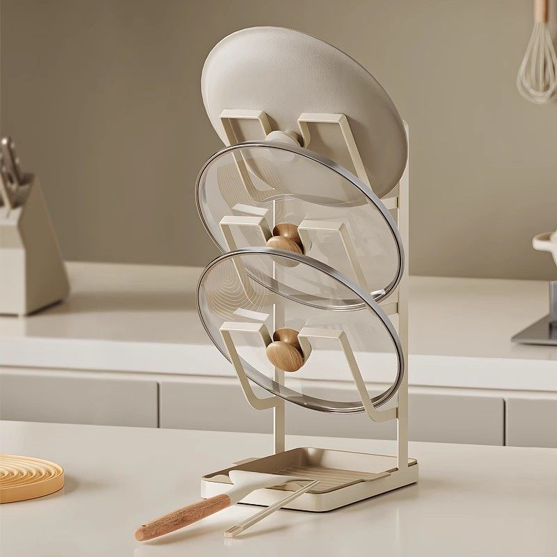 锅盖架台面锅铲架托厨房多功能收纳置物架家用锅盖放置器,厨房/烹饪用具,碗架,淘宝优惠券,粉丝福利购,淘宝优惠卷