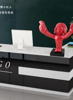 树脂大小你真棒点赞人物雕塑摆件家居创意饰品酒店餐厅软装工艺品