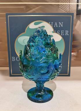 高档北博物院法琉璃博山文炉创产品河香古炉薰客厅桌面摆件礼品小