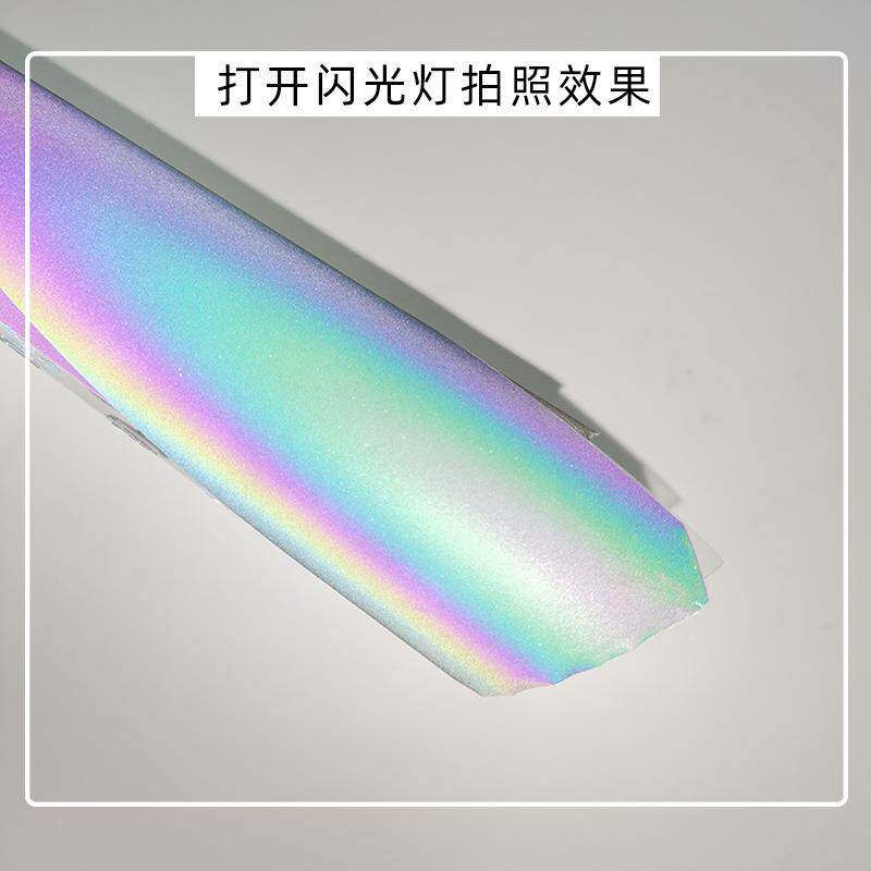 彩闪炫亮超光亮反膜发光警示个性743汽车拉花自刻字膜车贴粘材料