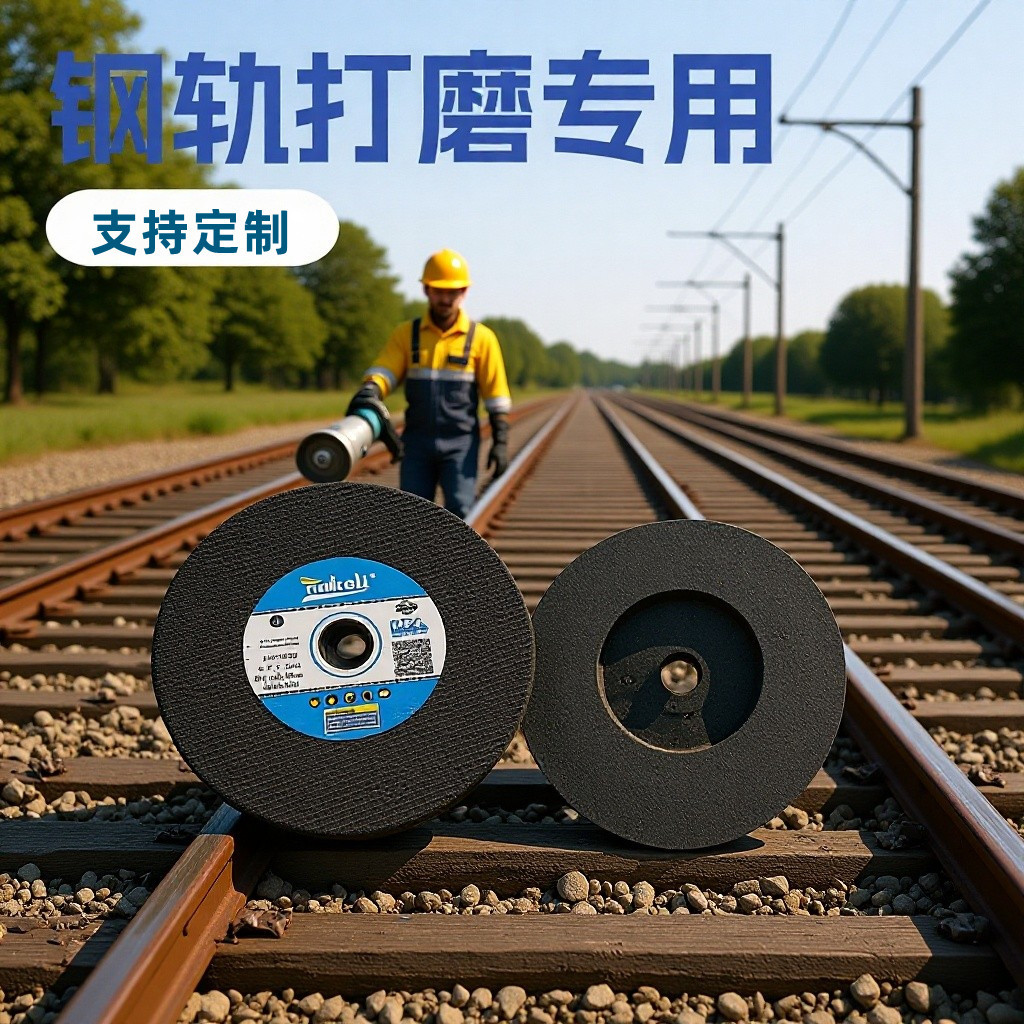 铁路道轨道岔树脂砂轮单面凹耐磨