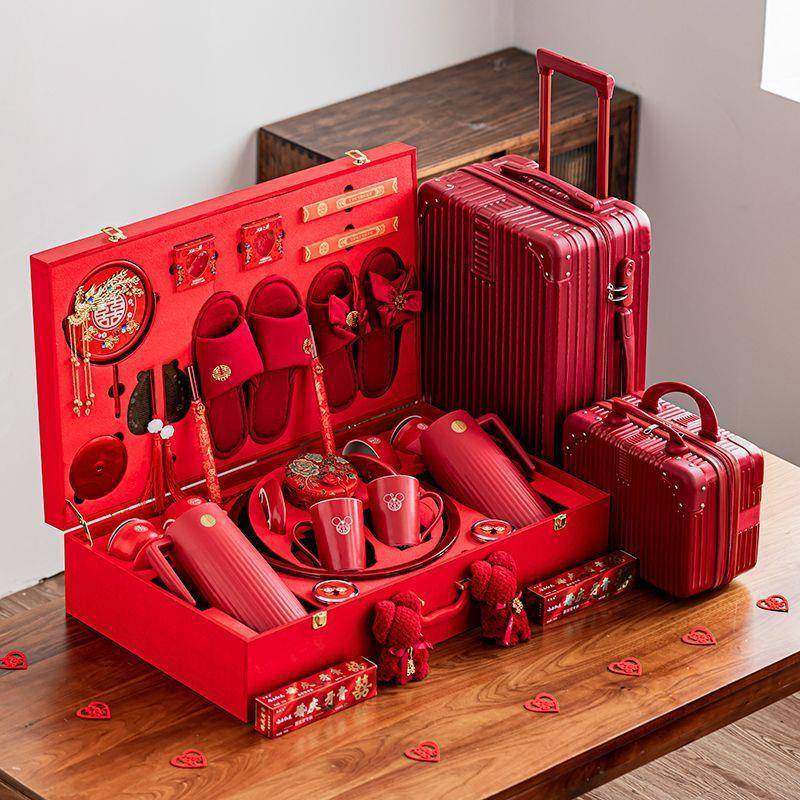 用陪物品OTN套装女方嫁妆箱全套喜箱结婚洗红喜事婚礼嫁漱品大全,鲜花速递/花卉仿真/绿植园艺,其它园艺用品,淘宝优惠券,粉丝福利购,淘宝优惠卷