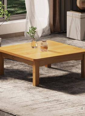 炕桌方桌形饭桌方飘窗榻榻竹米小桌子实木正家GQY用床上桌楠茶几