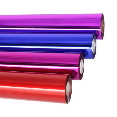 选厂家ZDR热销镭装射纸包膜烫金材料电化铝品种齐全颜可色交货快