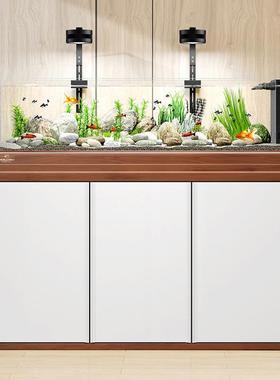 豪华大型鱼缸别墅酒家店居客厅大型鱼缸专用系底滤统KVB景鱼造缸