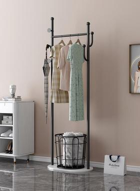 奢家用立式挂衣红架33732落地卧室网房衣帽架间进门客轻厅角落挂