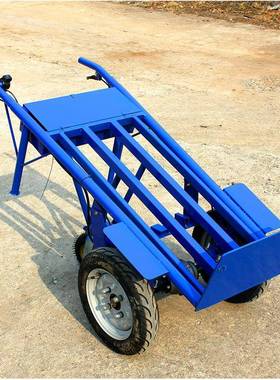 地越推野爬坡小搬运车多功能NUG型电动手车平板运输拉货载山重老