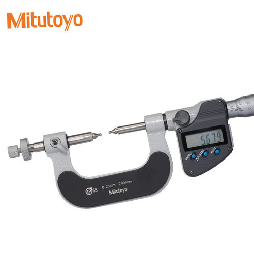 Mitutoyo三丰数显齿轮千分尺324-253-30/324-254-30可换测砧