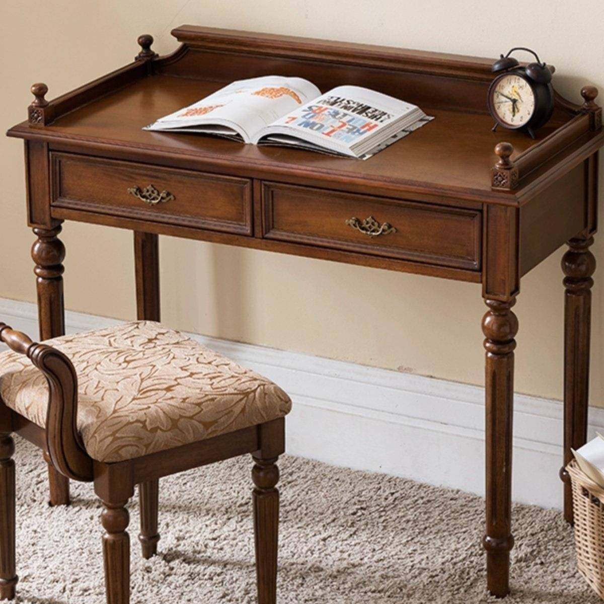 美式TJA书木台书房家具简约卧桌室书桌实写字办公桌电脑桌子小户,鲜花速递/花卉仿真/绿植园艺,其它园艺用品,淘宝优惠券,粉丝福利购,淘宝优惠卷