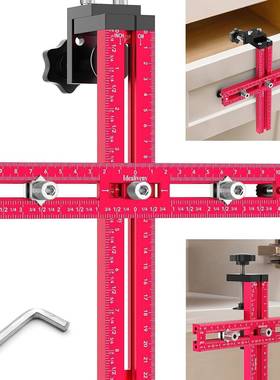 deal10976Iivey橱柜五金夹具u201n3旋节钮和手柄的可调钻头指南模