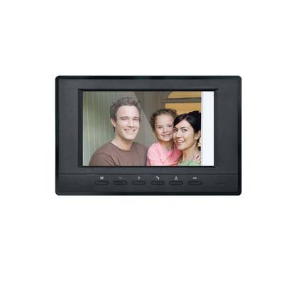 新款用别家墅7寸彩色高清字可视对能讲门铃电话智门数禁/462直销