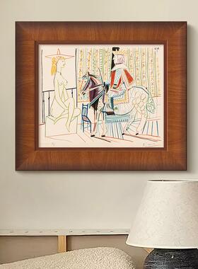 和平鸽》毕加走索抽象艺术装饰画法式小众复古客玄挂厅C274画关廊