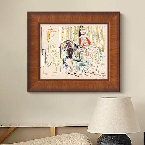 和平鸽》毕加走索抽象艺术装饰画法式小众复古客玄挂厅C274画关廊