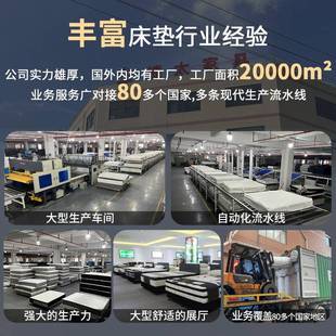 厚乳胶静音.弹簧CCF床垫软硬适中加18米护脊家酒店民宿席梦思用床