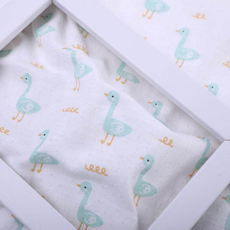 21支精梳SOY有机棉花提点汗婴布A类童面印料春夏T恤短裤童装面料