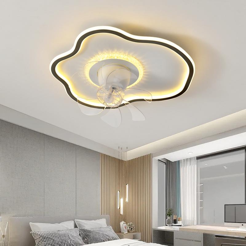 全225年新无品牌/款现代简约ed光谱一体超0亮卧室风扇吸顶灯餐厅