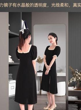 跳镜舞全身镜不变柜形亚克力穿衣贴门软子贴镜墙BNP自粘高清衣柜