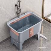 用拖把池阳台高脚洗布盆卫生间墩家布地拖604布池移动水池水池子