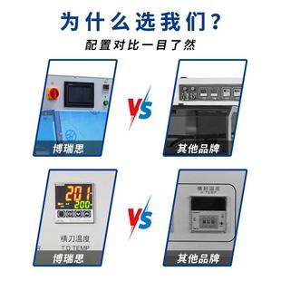 L型缩封收缩机布匹服装 机 729批量自动套膜热机包现切货热收缩装