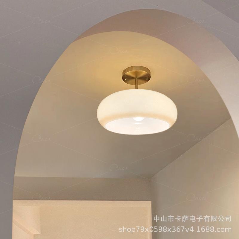 CASA-D20中古入户玄关过帽道顶灯廊日式复古阳台门厅卧室衣间吸餐