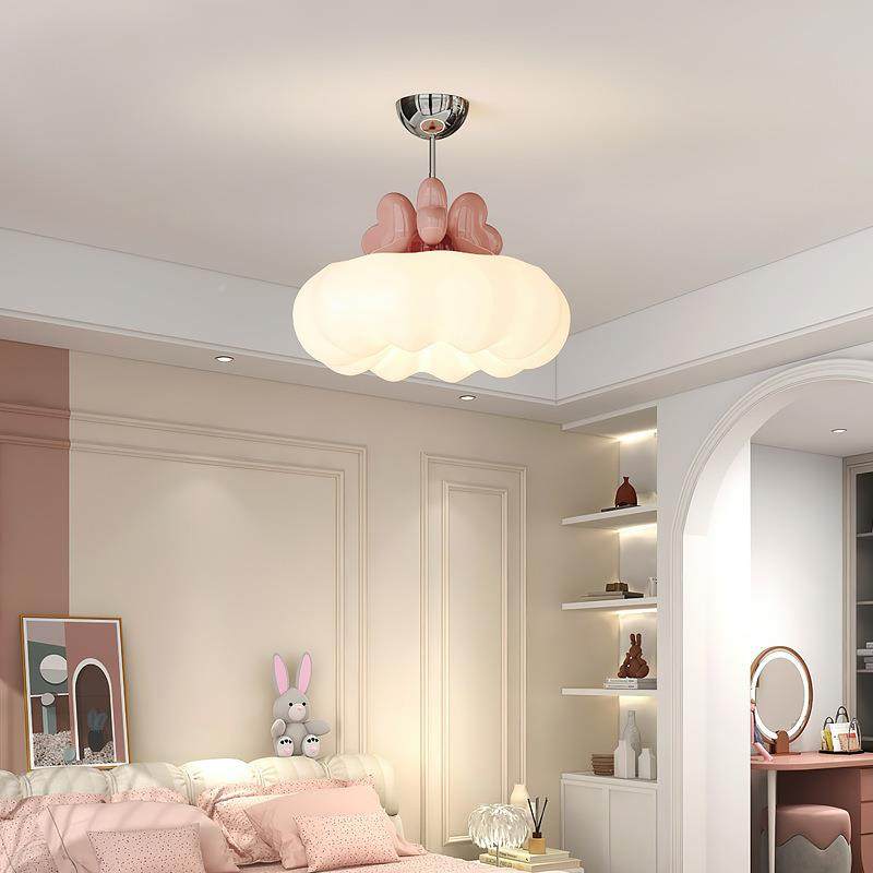 法式奶风儿童房0吊灯女孩爱心现47640代简约油卧室225眼全光谱led,家装灯饰光源,智能吊灯,淘宝优惠券,粉丝福利购,淘宝优惠卷