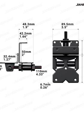 式篱PJL2540笆铰链外别墅院合页插销栅栏门美铰链V户C护栏合页工