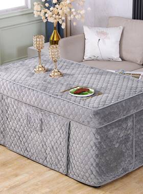 厚烤罩新款电炉罩加火夹棉长方形茶几桌布暖炉电烤炉桌89623电子