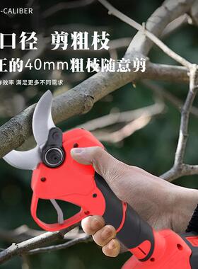 5.0彦龙充锂电29775电动修枝剪便手持式林园园艺剪电无线携果树树