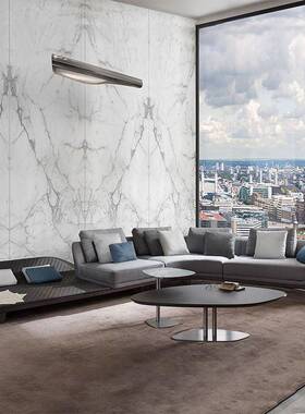 HPDr科技布沙意艺式轻奢转角布沙发迪洛三人异形efle发x轻奢风沙