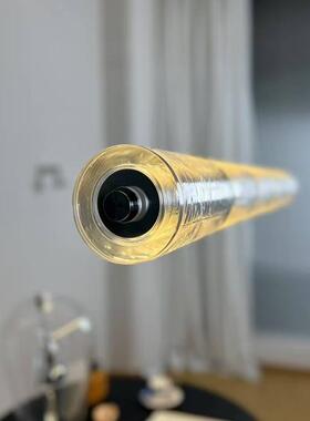 意大利LuceOrizz34179ontale计设师高端吧台玻款璃条长桌岛台餐厅