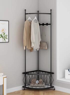 角角墙边衣用帽架落家客厅落地立式85897挂三衣架