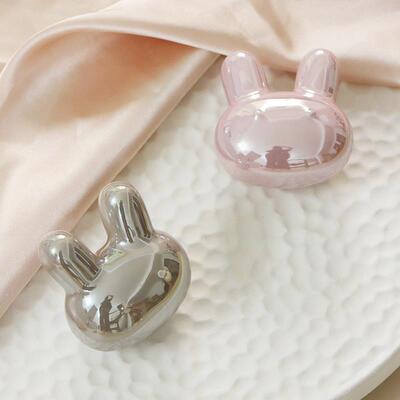 萌兔彩星翡0款25新简约萌2兔柜子柜门抽拉屉衣柜手高档法式轻奢橱柜把手