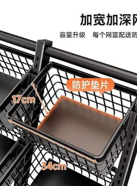 厨房菜篮子置物架多层落可移动放水果蔬菜收纳家多81335用小功地