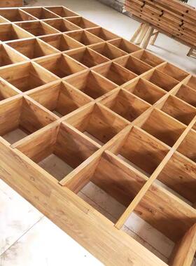 老榆木书架满物墙书架全木实木落地隔松断置架书柜工厂97604直销