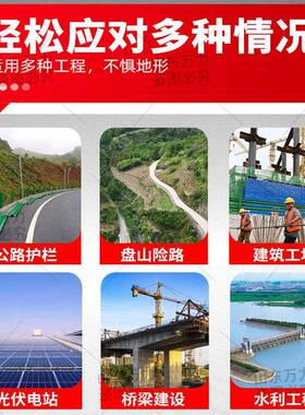 轮式水钻机300米机气动钻井小型家用63724柴油打井机深井水芯井取