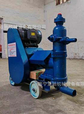 单缸活塞电动浆泵浆水注39581机双缸砂浆泥灰浆泵小型柴注油水泥