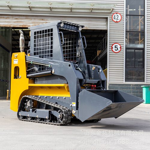 出口履带式滑移装载机 Skid steer loader 工程道施工滑移小铲车