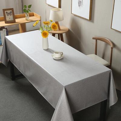 加大桌14253布防水防台油方式形会议桌布商务活动展厅中感长白色J