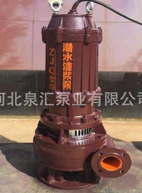 ZJQ1092150-0耐磨金材质渣浆泵潜煤矿专用清煤泥泵水排污3杂质泵