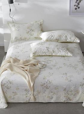 100全棉床单三EPY件套单田园单学生宿舍13372件纯棉被双人家人单