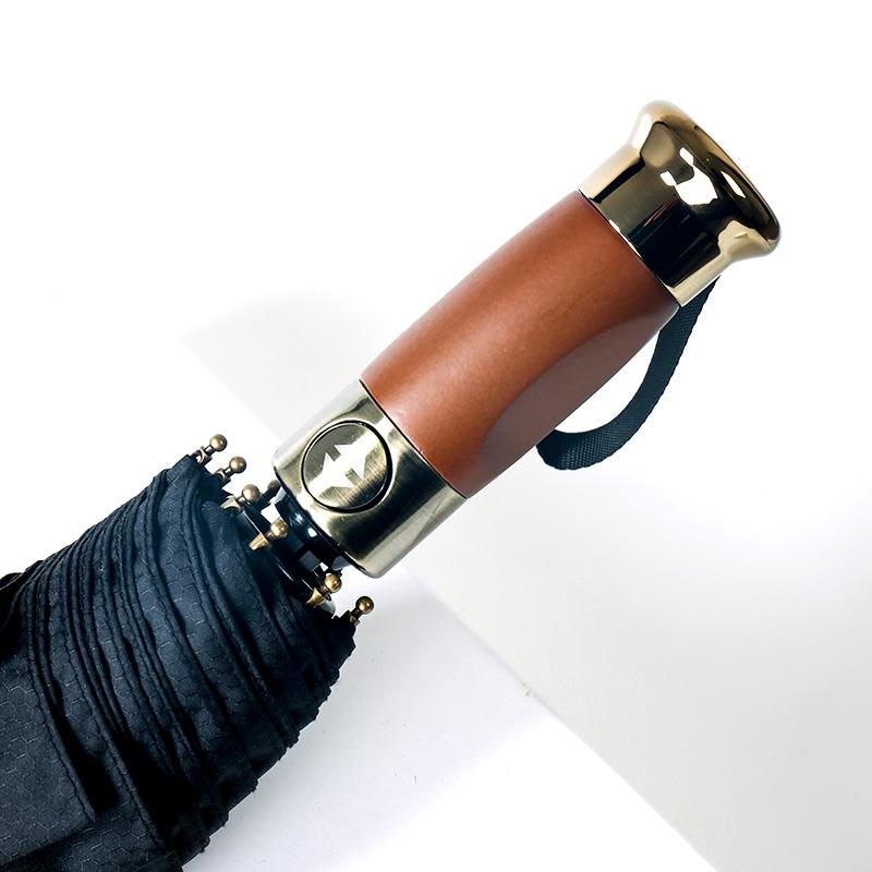 防金木手阳柄全自动雨伞2-3超大伞50倍晒遮GLK阳雨折叠伞防晒遮晴